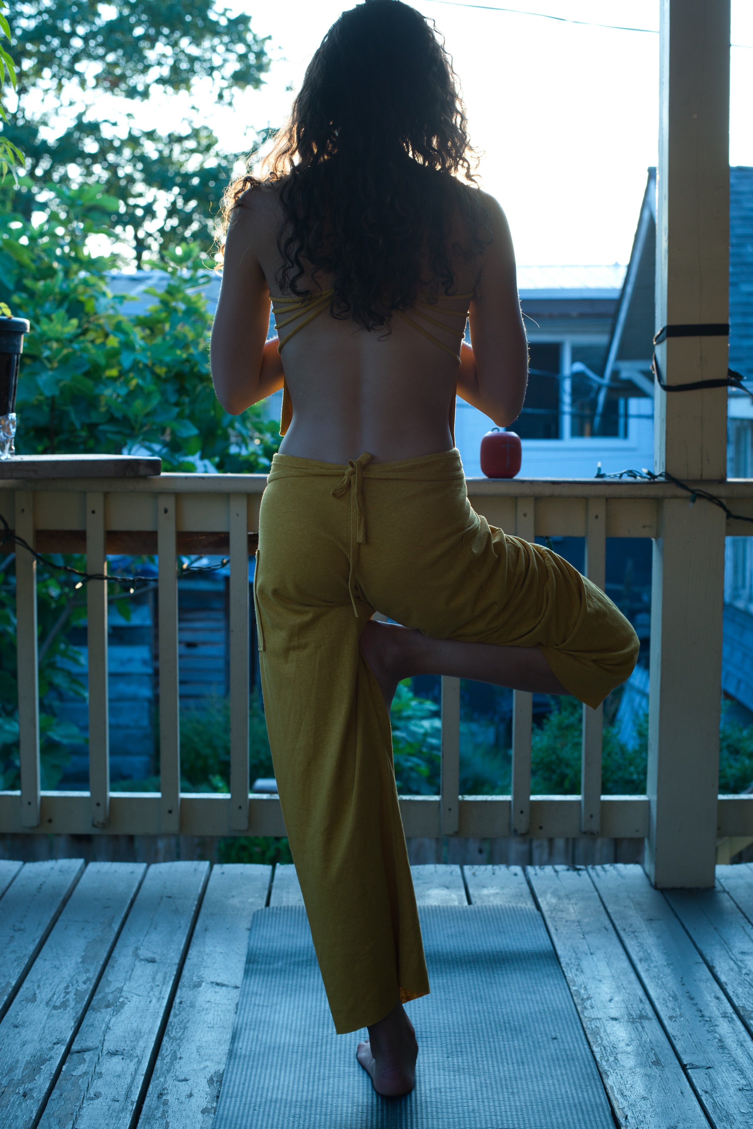 Girl Doing Yoga