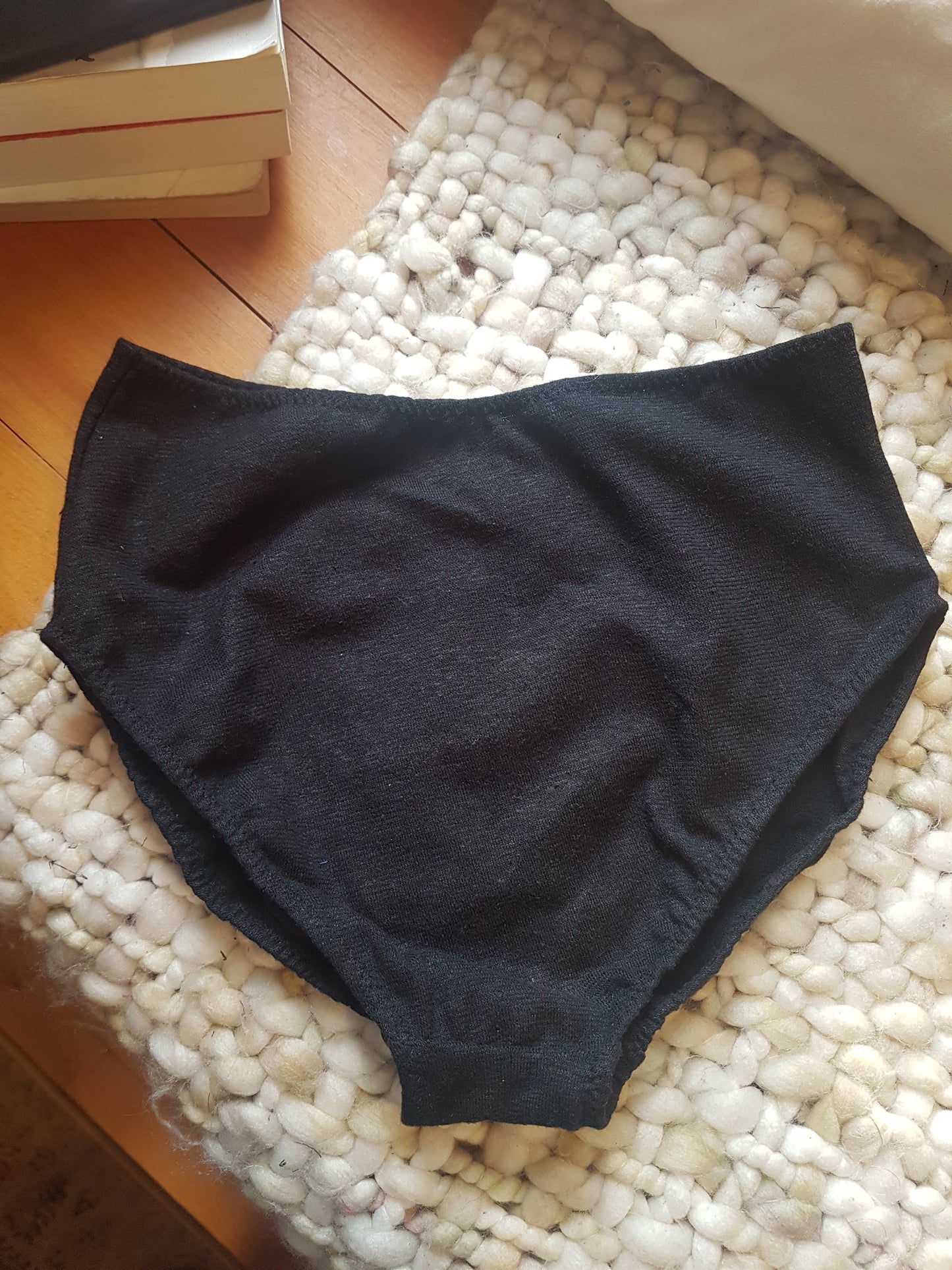 Aloha Black Hemp Organic Bra Panty Set