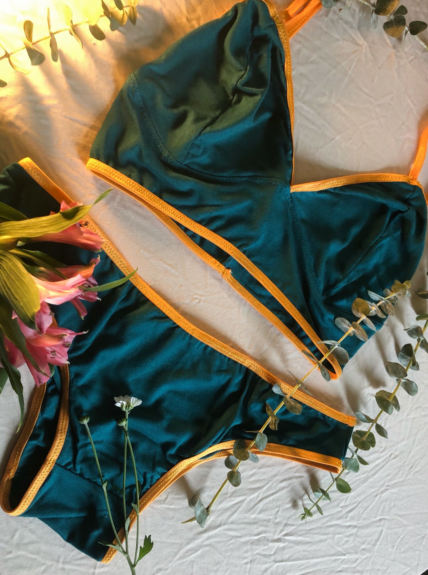Ensemble Brallette en bambou/lingerie biologique