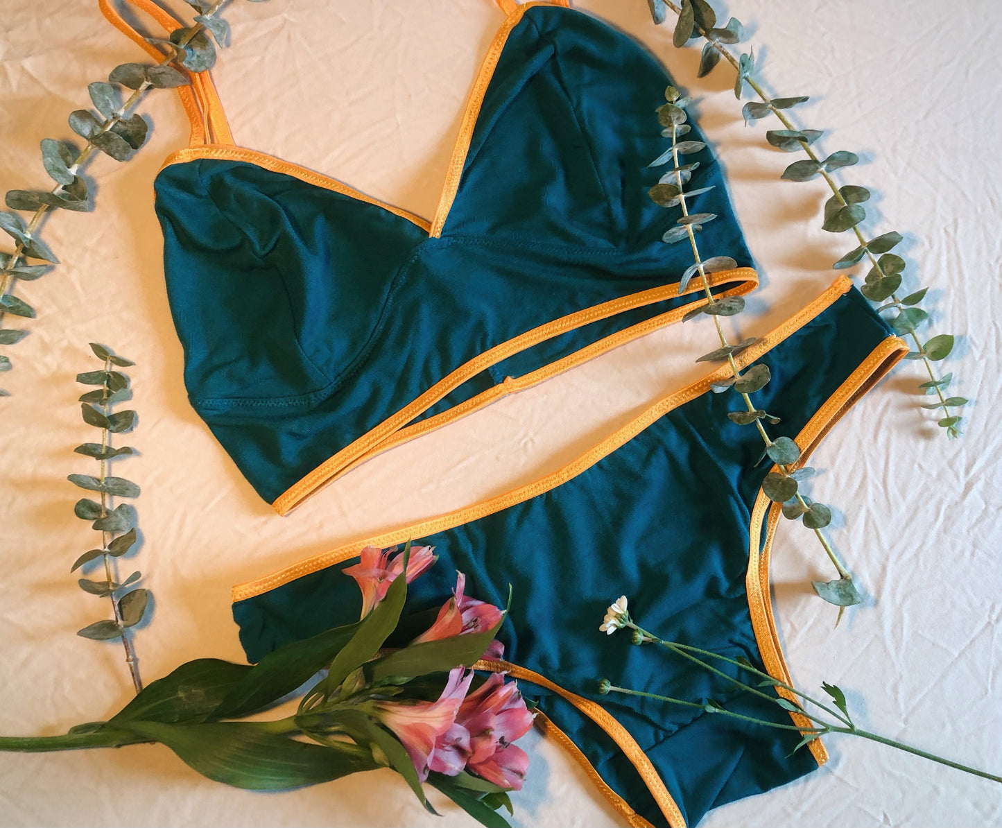 Ensemble Brallette en bambou/lingerie biologique