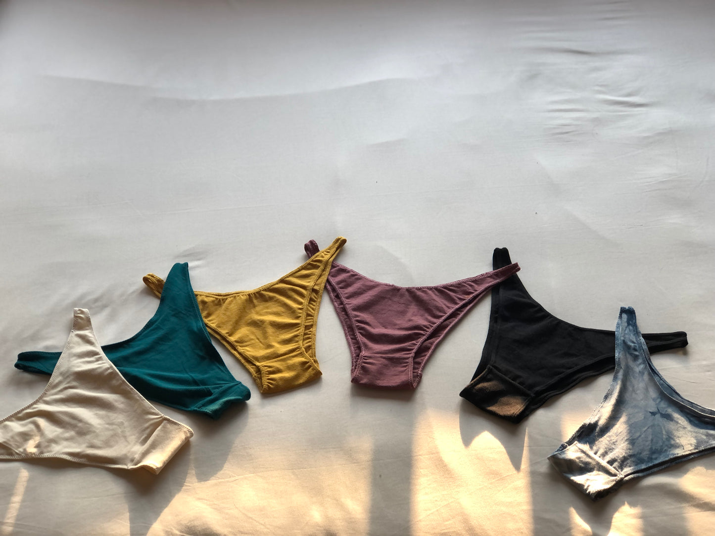 6 Pack culottes en chanvre, coton biologique et bambou/ Coupe Français