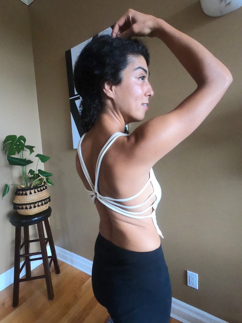 Monika Bamboo Cream top