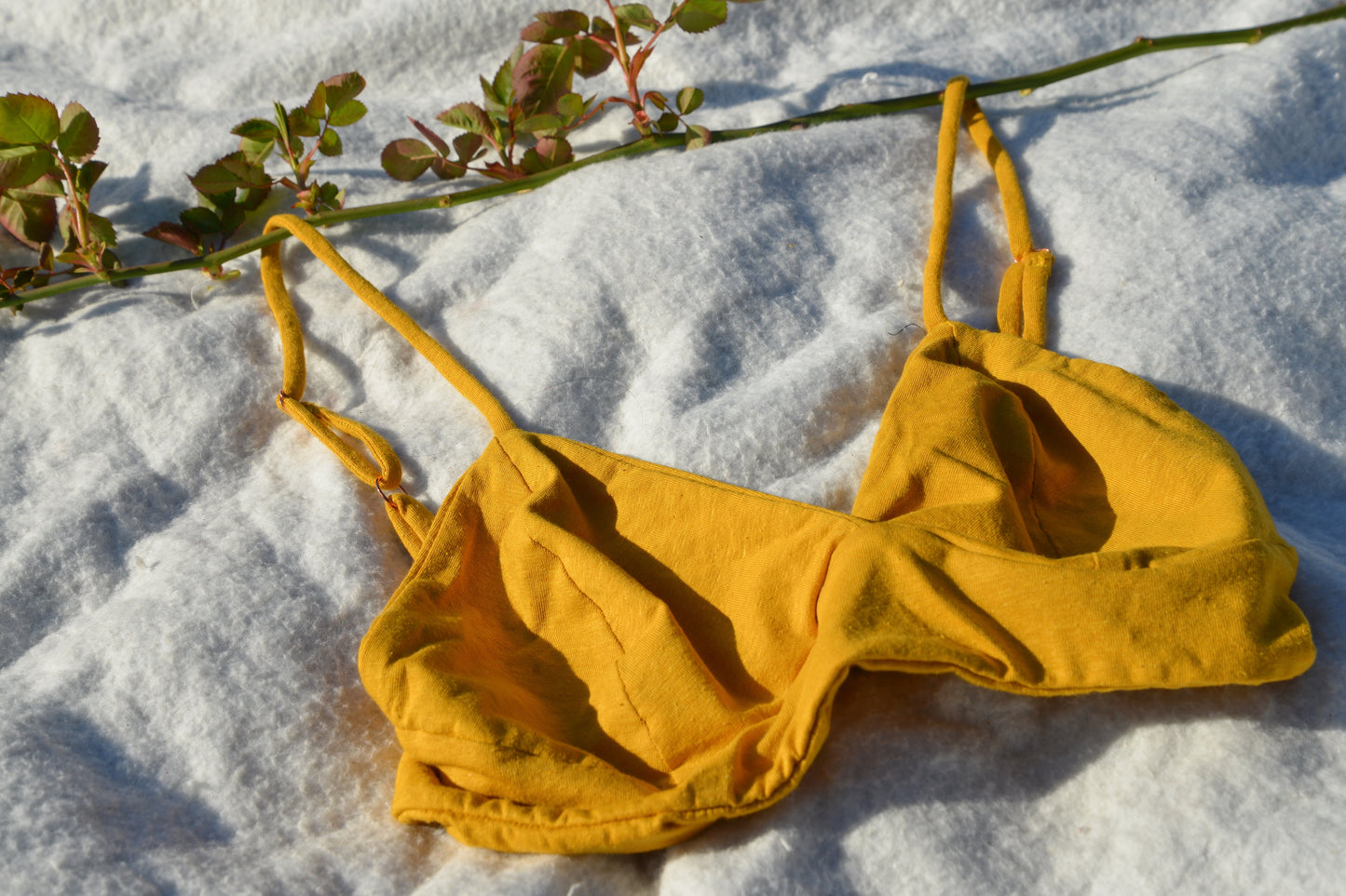 Sunshine hemp organic cotton bra+ panty set