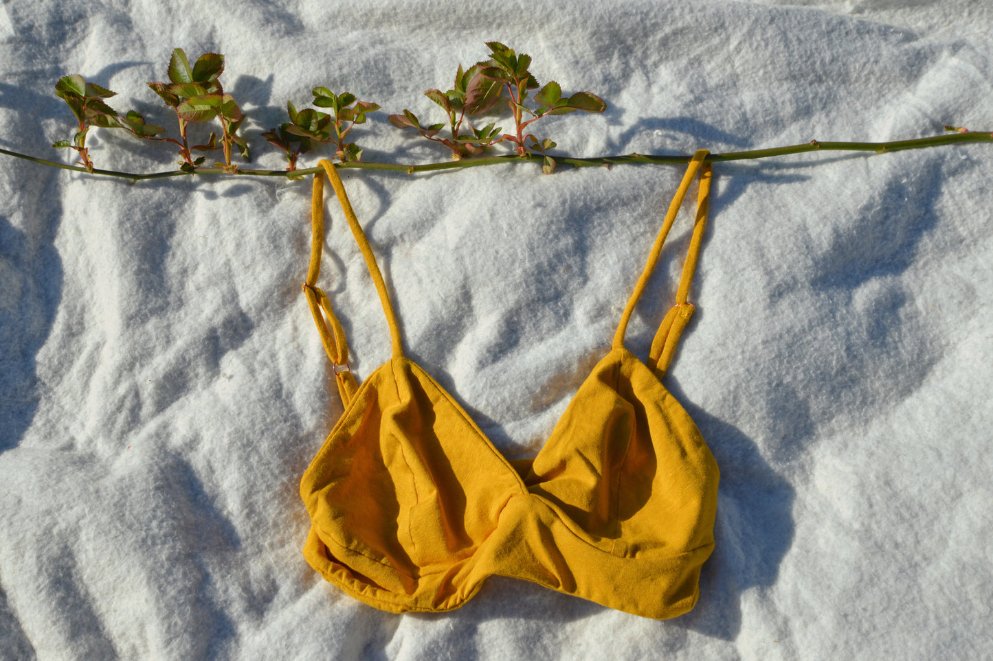 Sunshine hemp organic cotton bra+ panty set