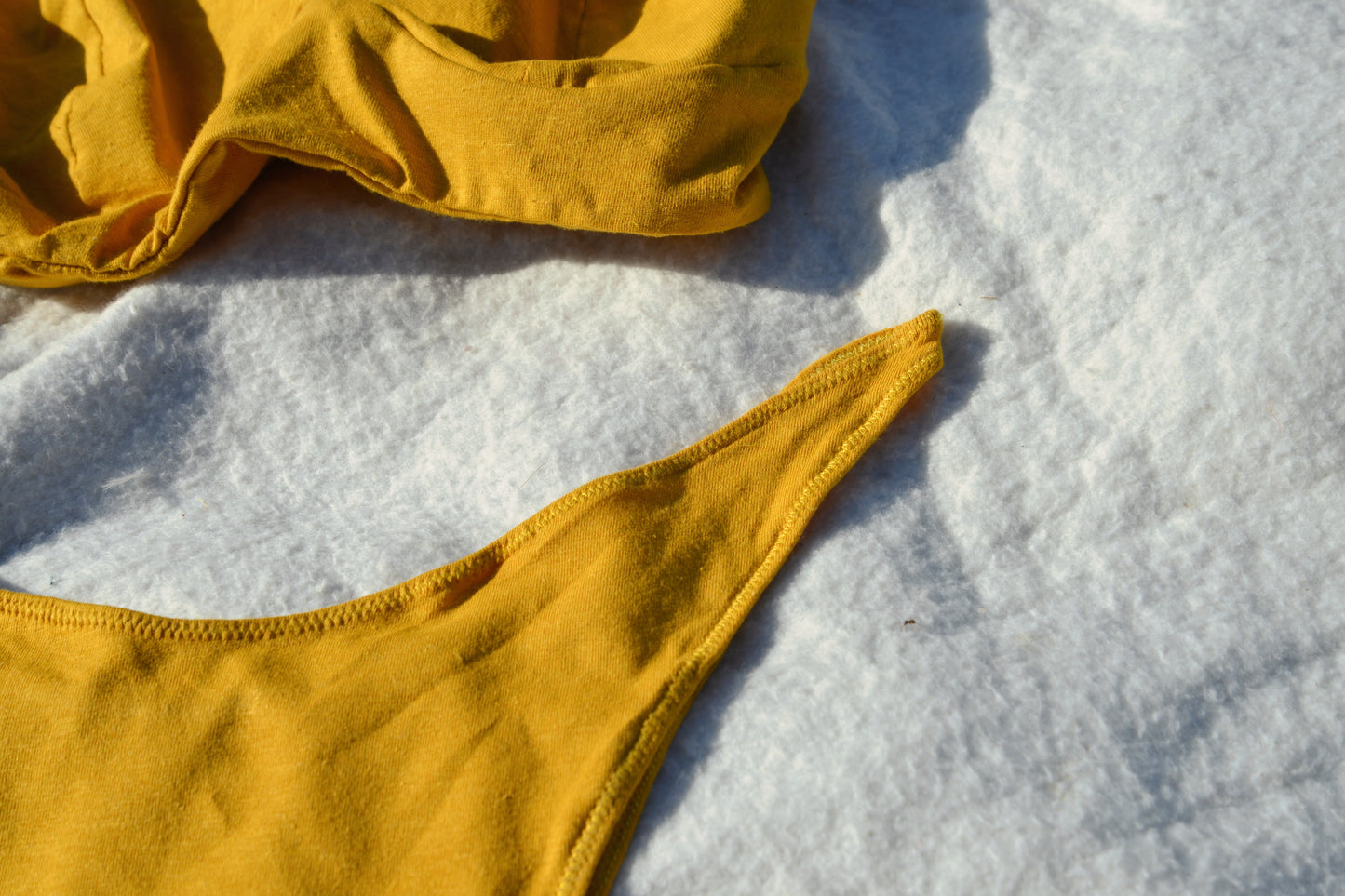 Sunshine hemp organic cotton bra+ panty set