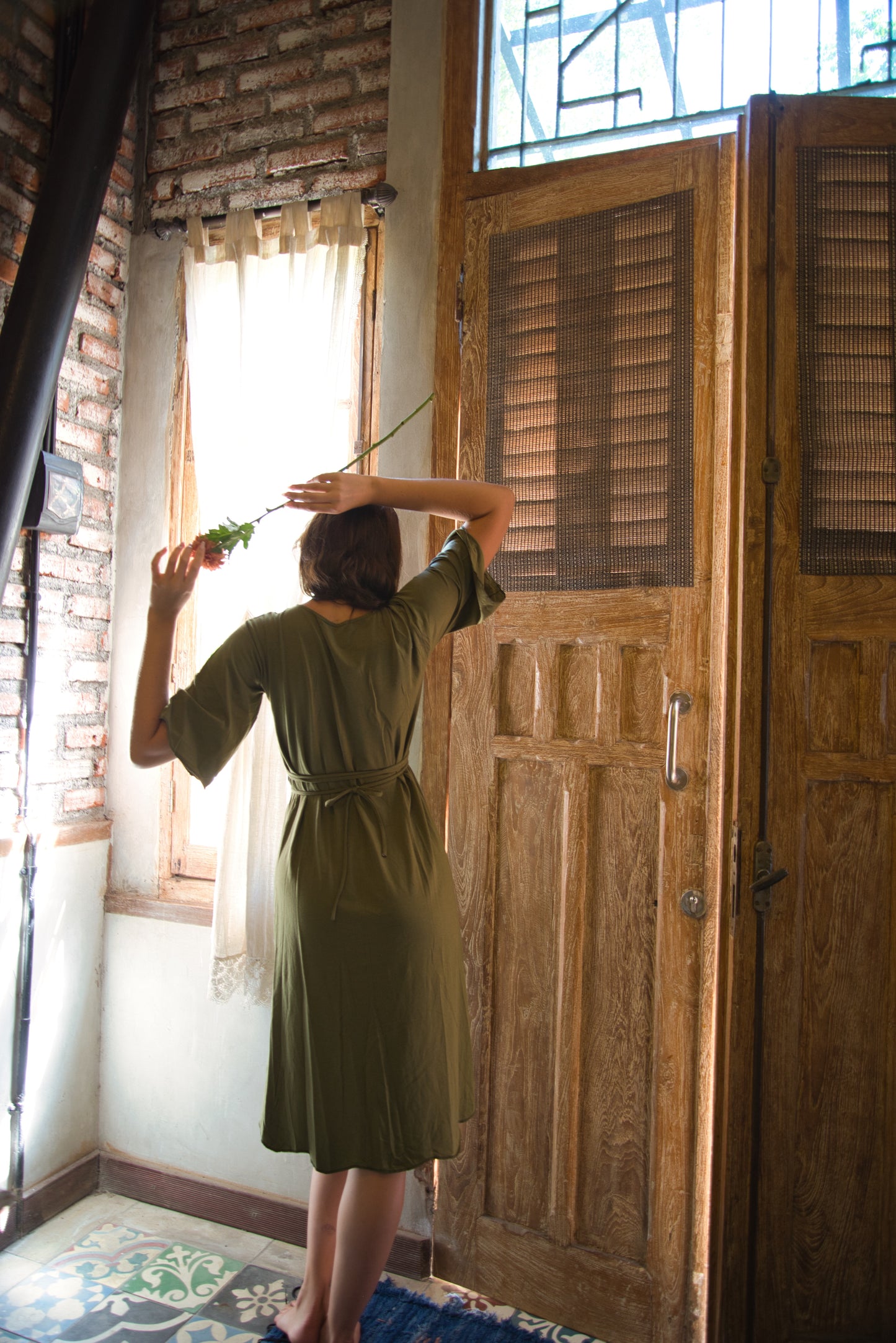 Gaia Wrap Bamboo  Dress