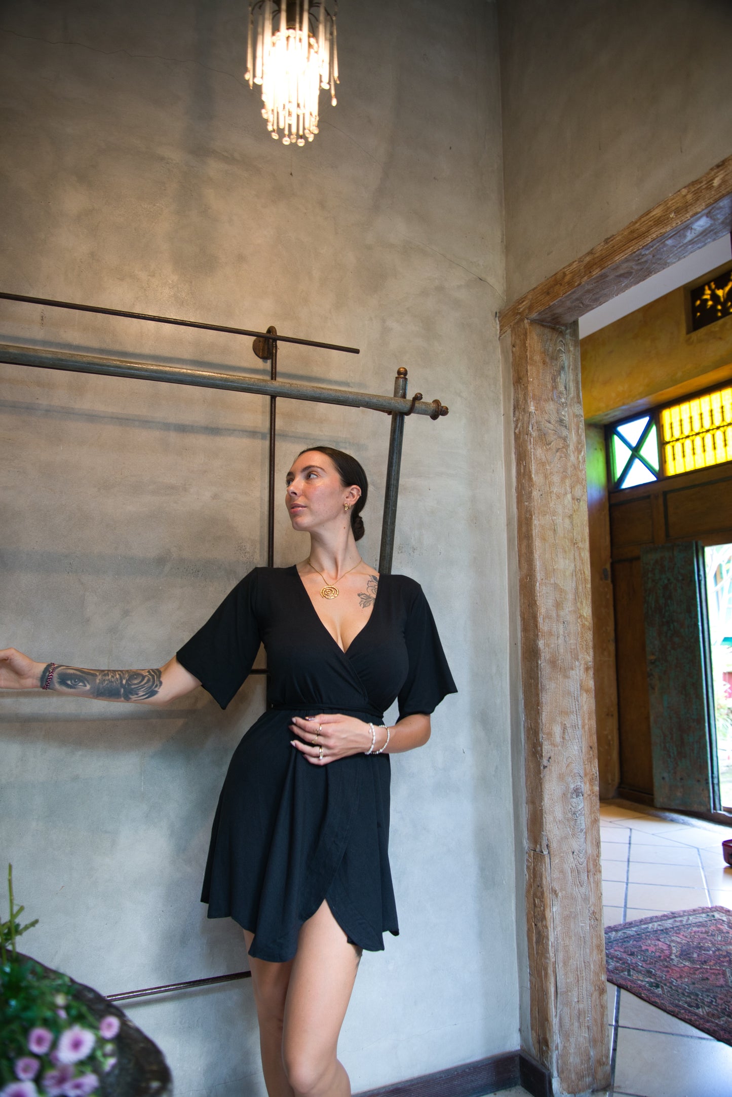 Gaia Wrap Bamboo Dress