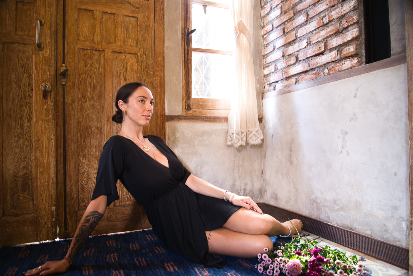 Gaia Wrap Bamboo Dress