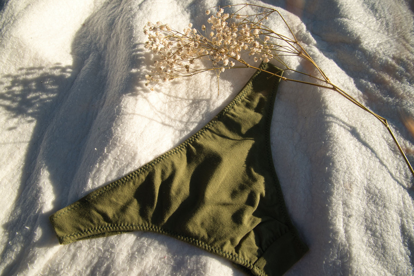 6 Pack Hemp, Organic Cotton and Bamboo Tanga Cheeky Panties