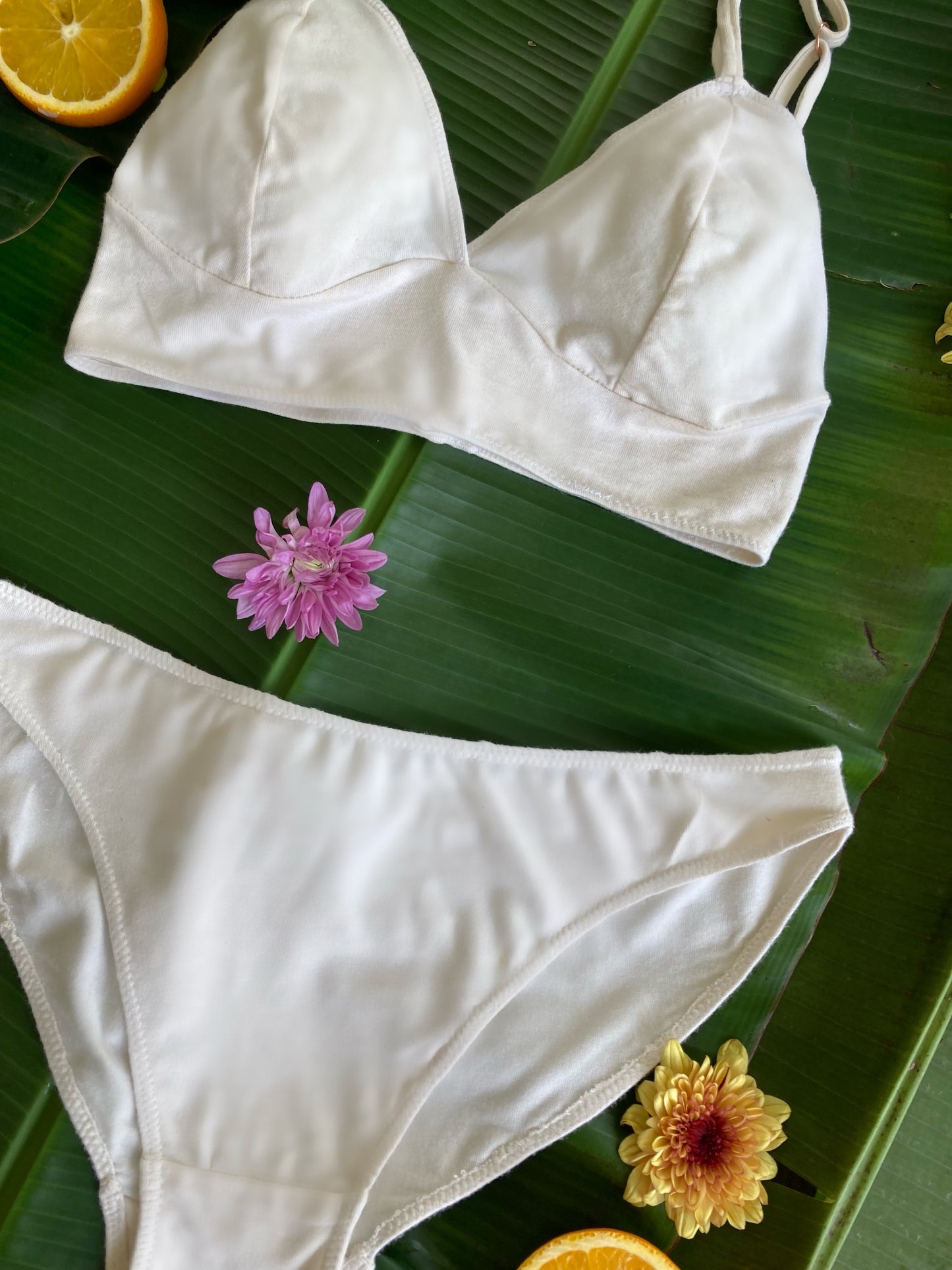 Aloha Bamboo Bra+ Panty Set/ Lingerie Set